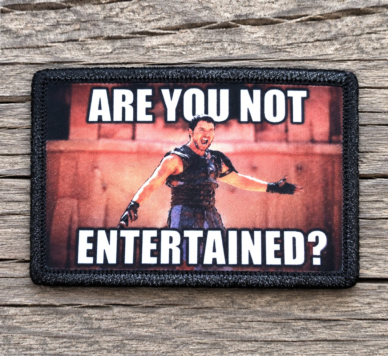 Gladiator Are You Not Entertained Morale Patch