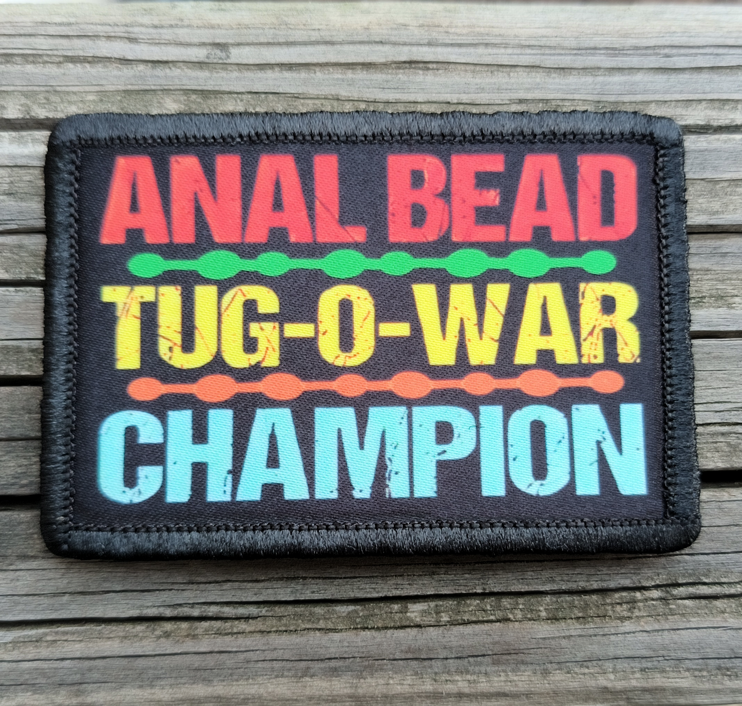 Anal Bead Tug-O-War Champion Morale Patch