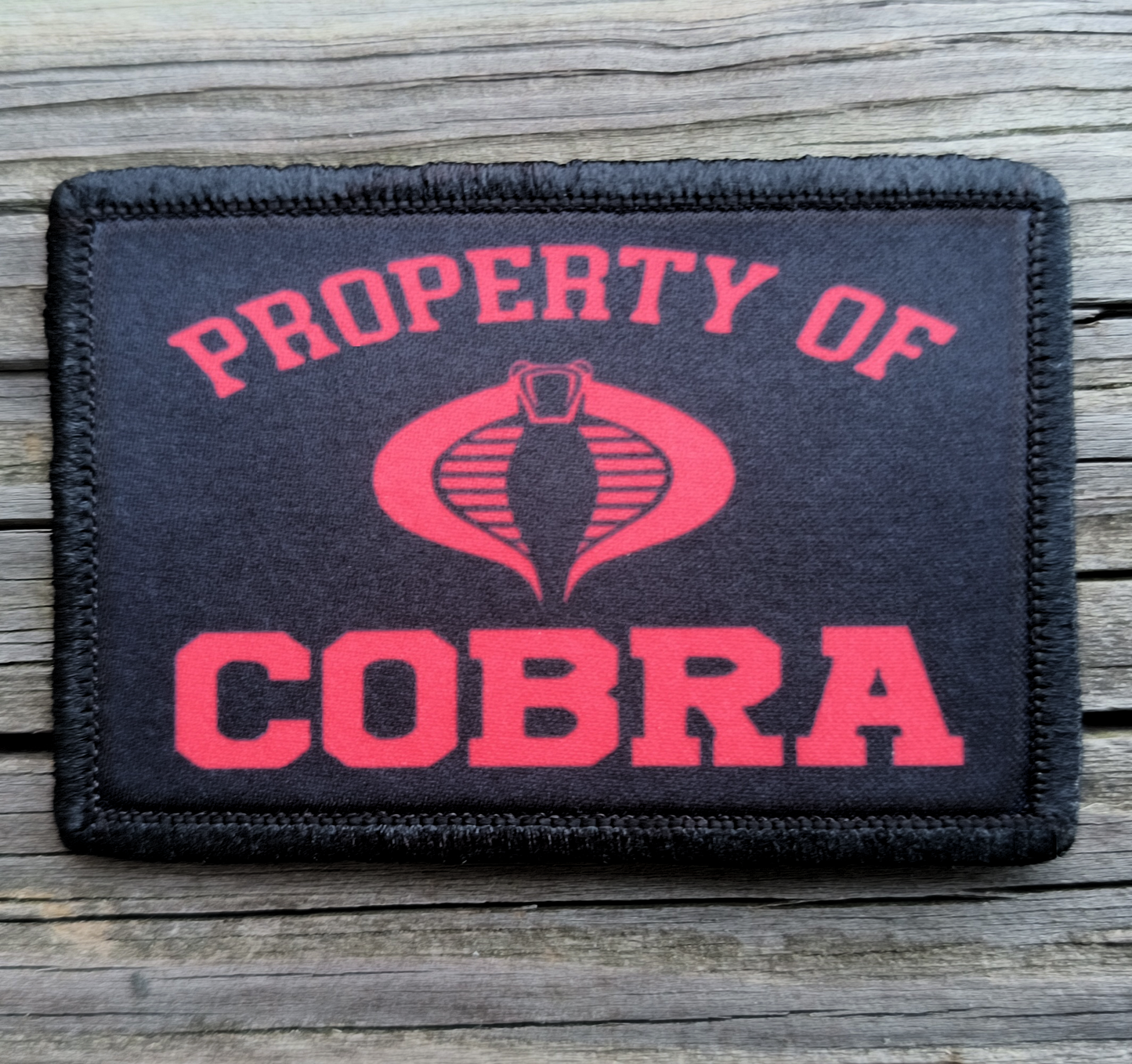 Property of Cobra GI Joe Morale Patch
