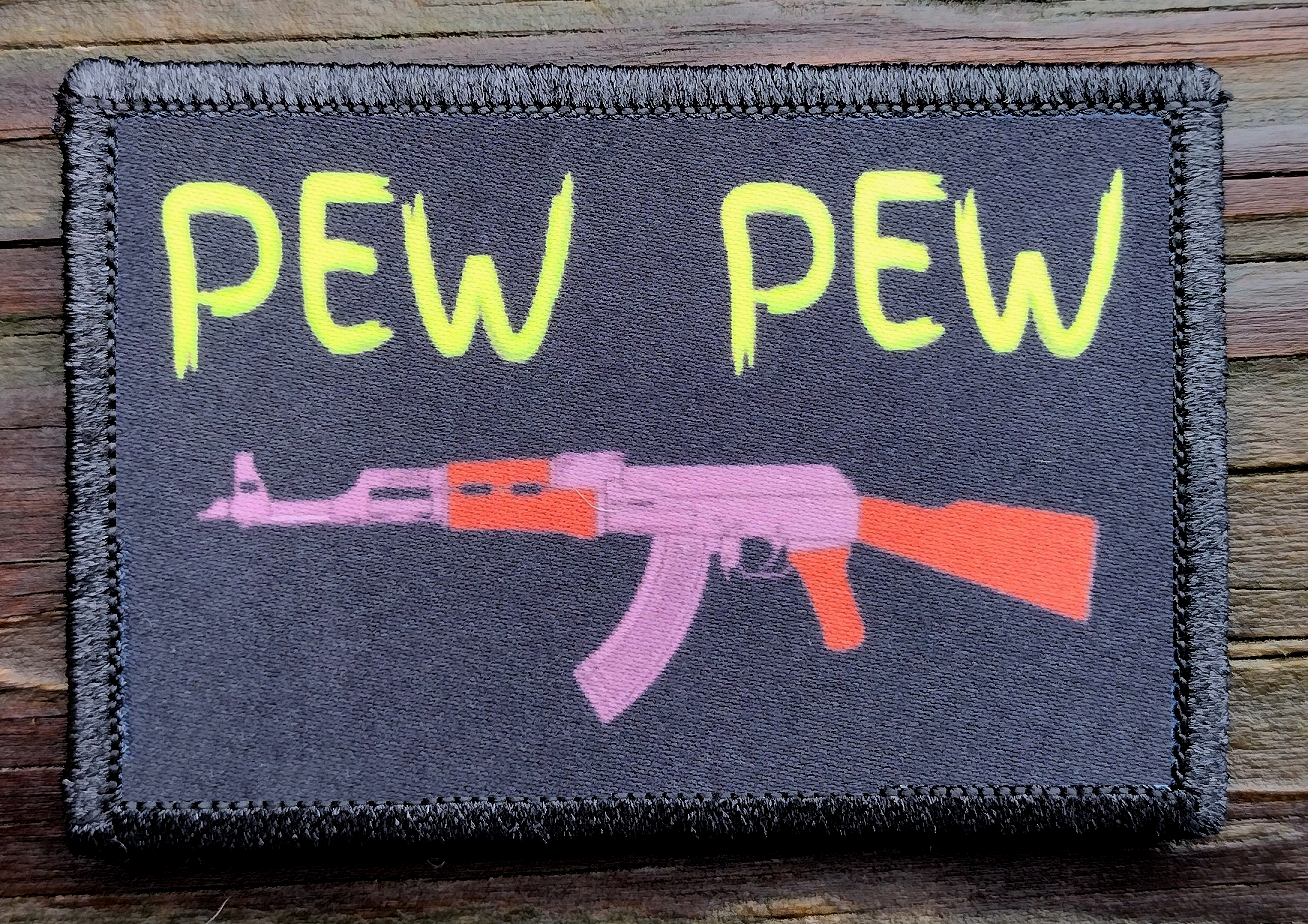 Pew Pew AK47 Morale Patch