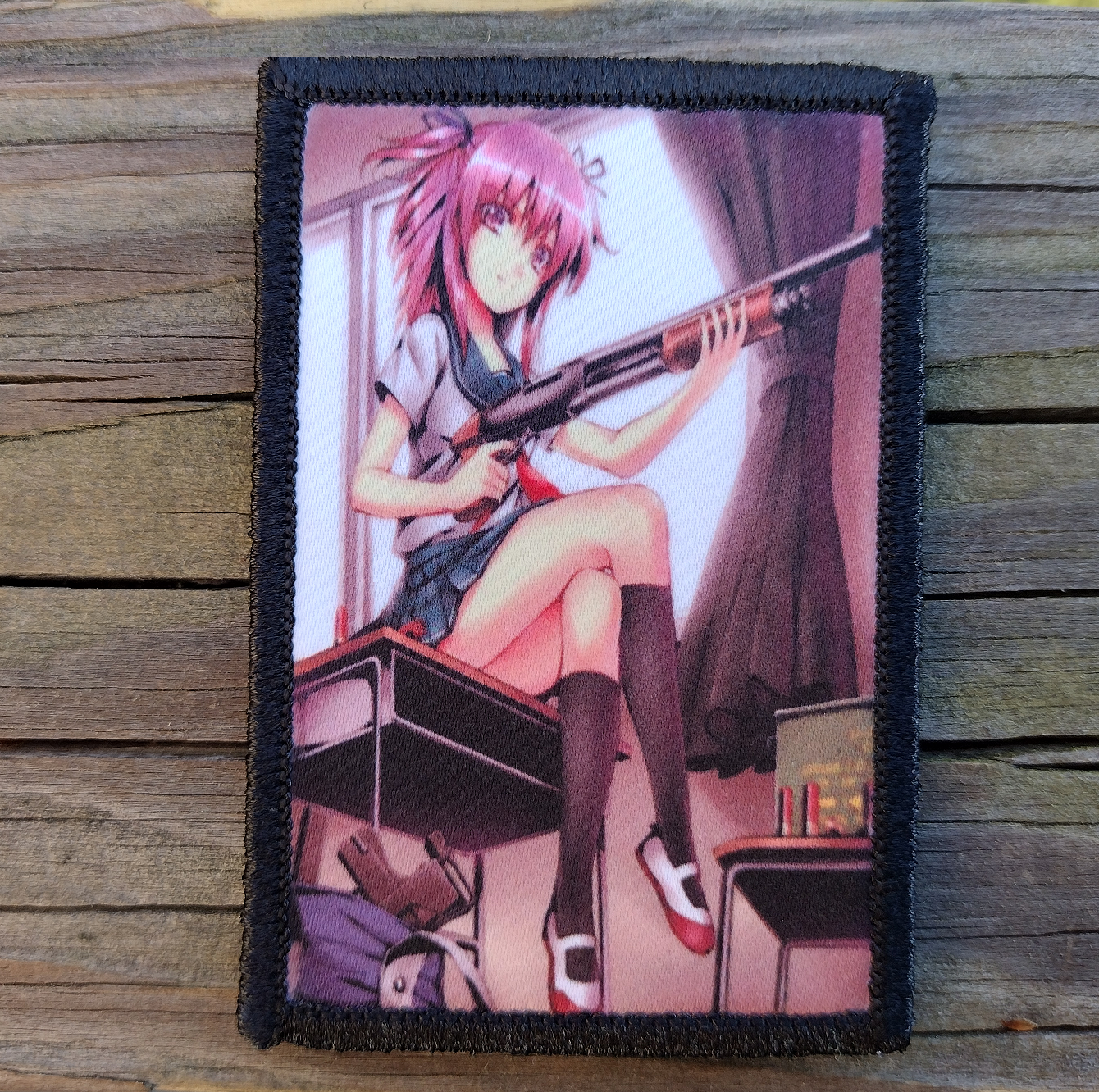 Anime Girl Shotgun Morale Patch