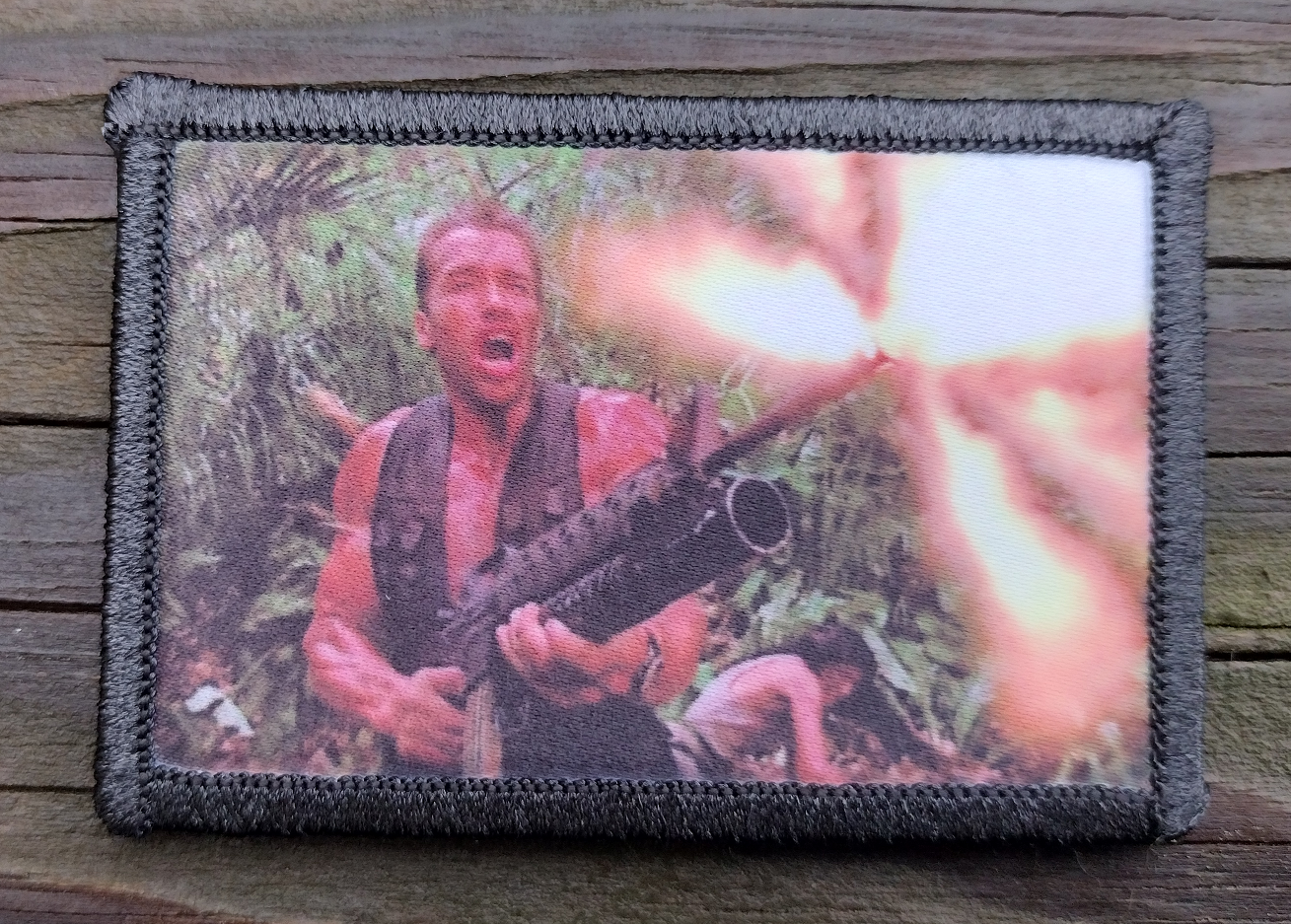 Predator Arnold Machine Gun Morale Patch