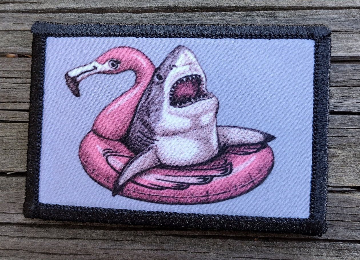Shark Pool Float Morale Patch