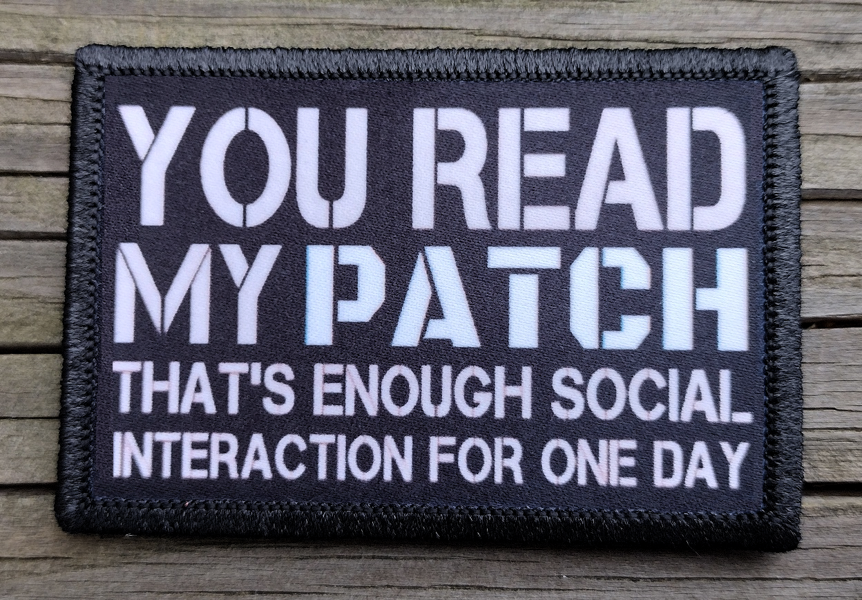 You Read My Patch Morale Patch