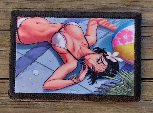 Anime Girl Pool Morale Patch