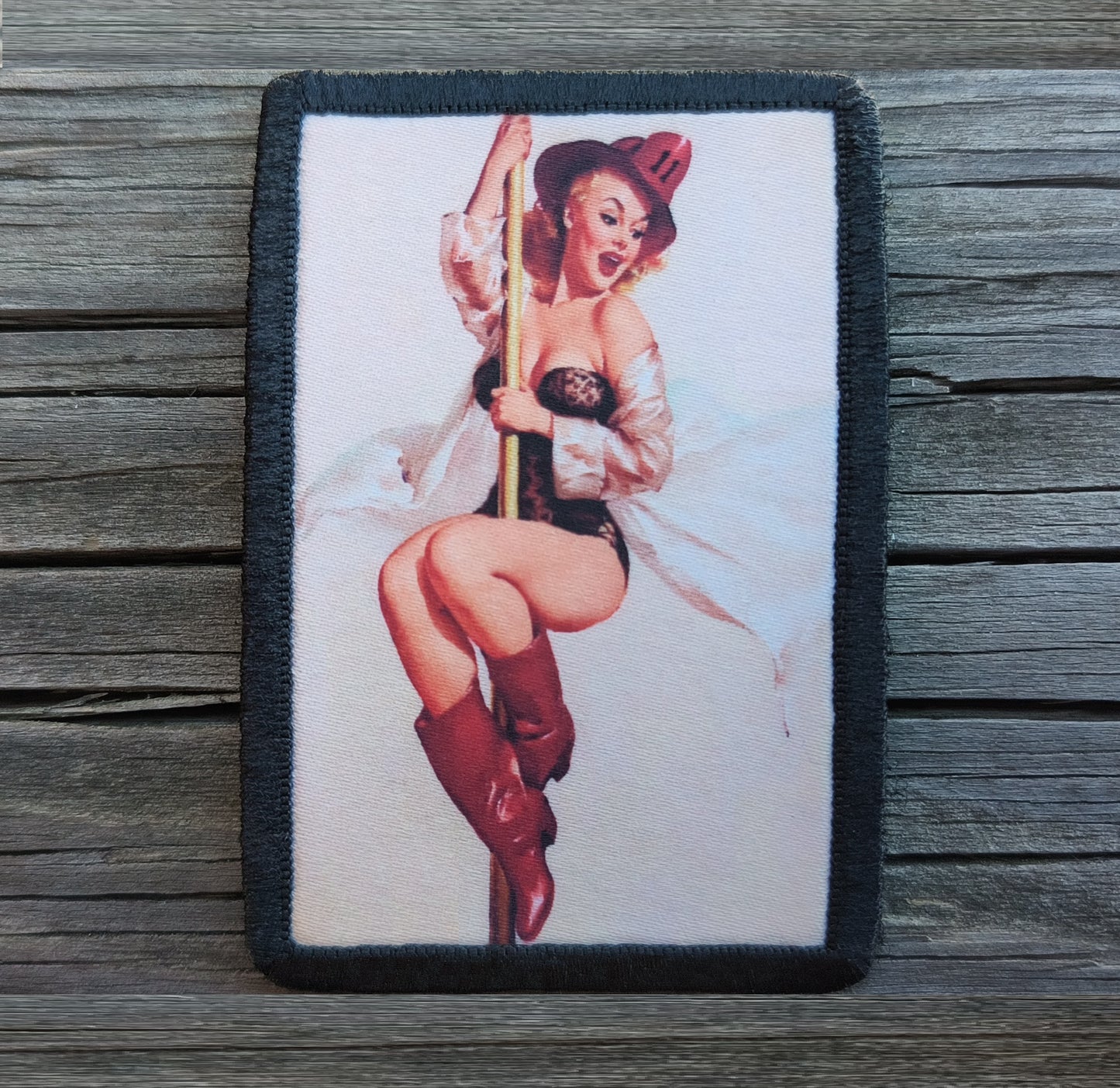 Firefighter Pinup Girl Morale Patch