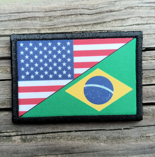 American Brazilian Flag Morale Patch