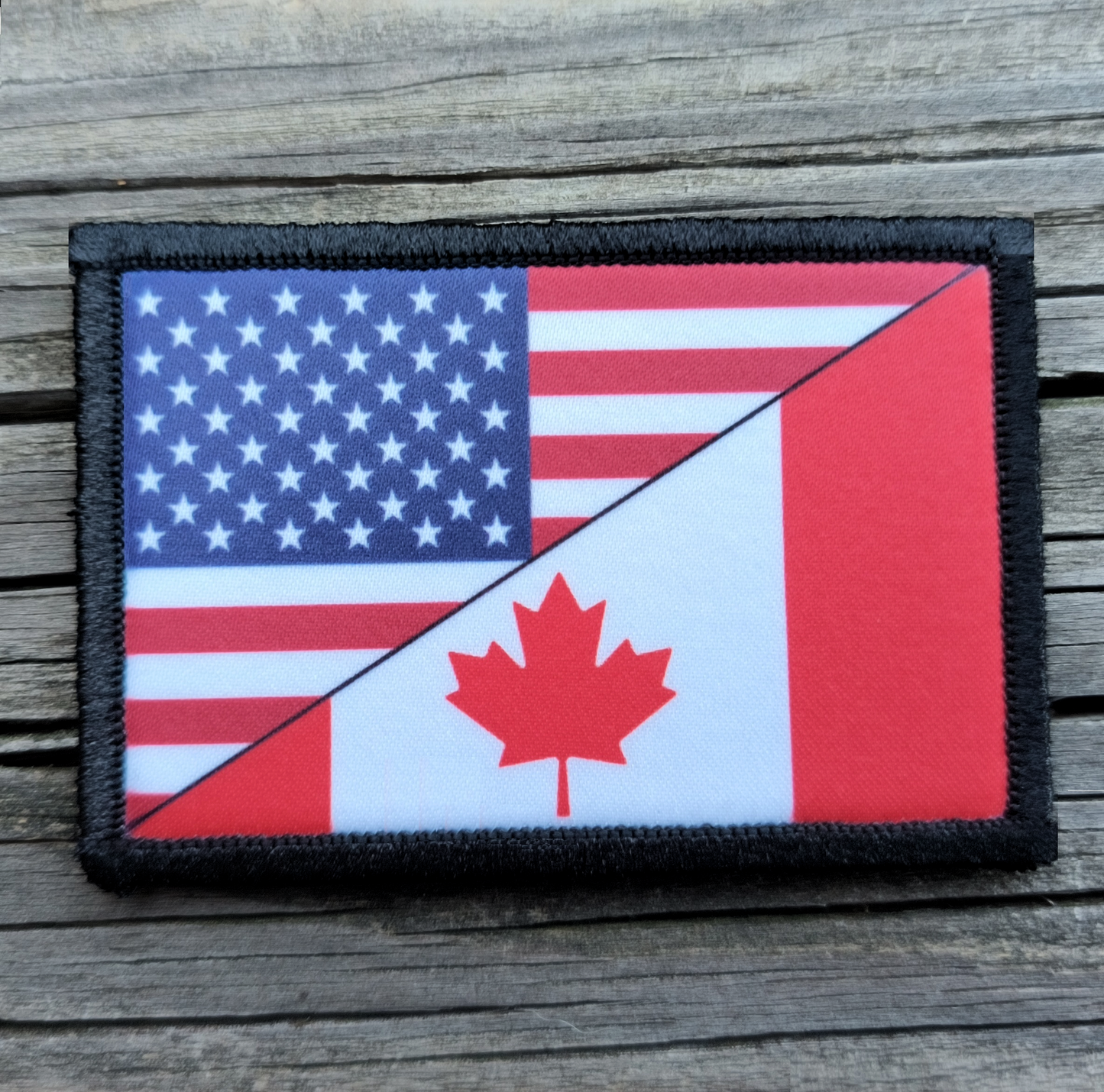 American Canadian Flag Morale Patch