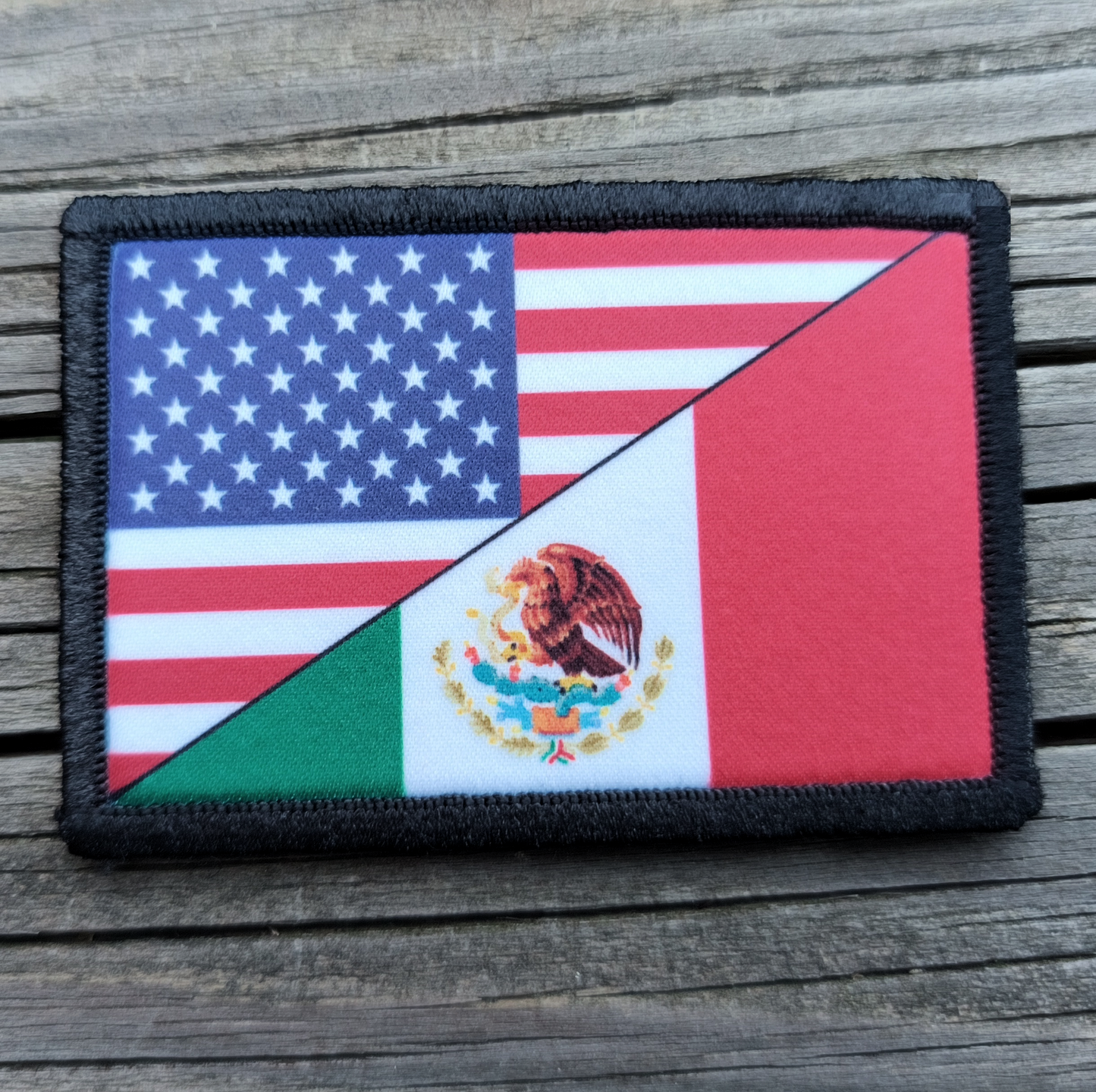 Mexican American Flag Morale Patch