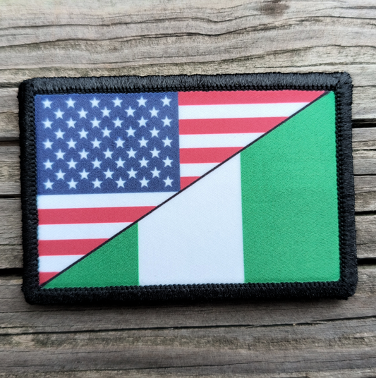 American Nigerian Flag Morale Patch