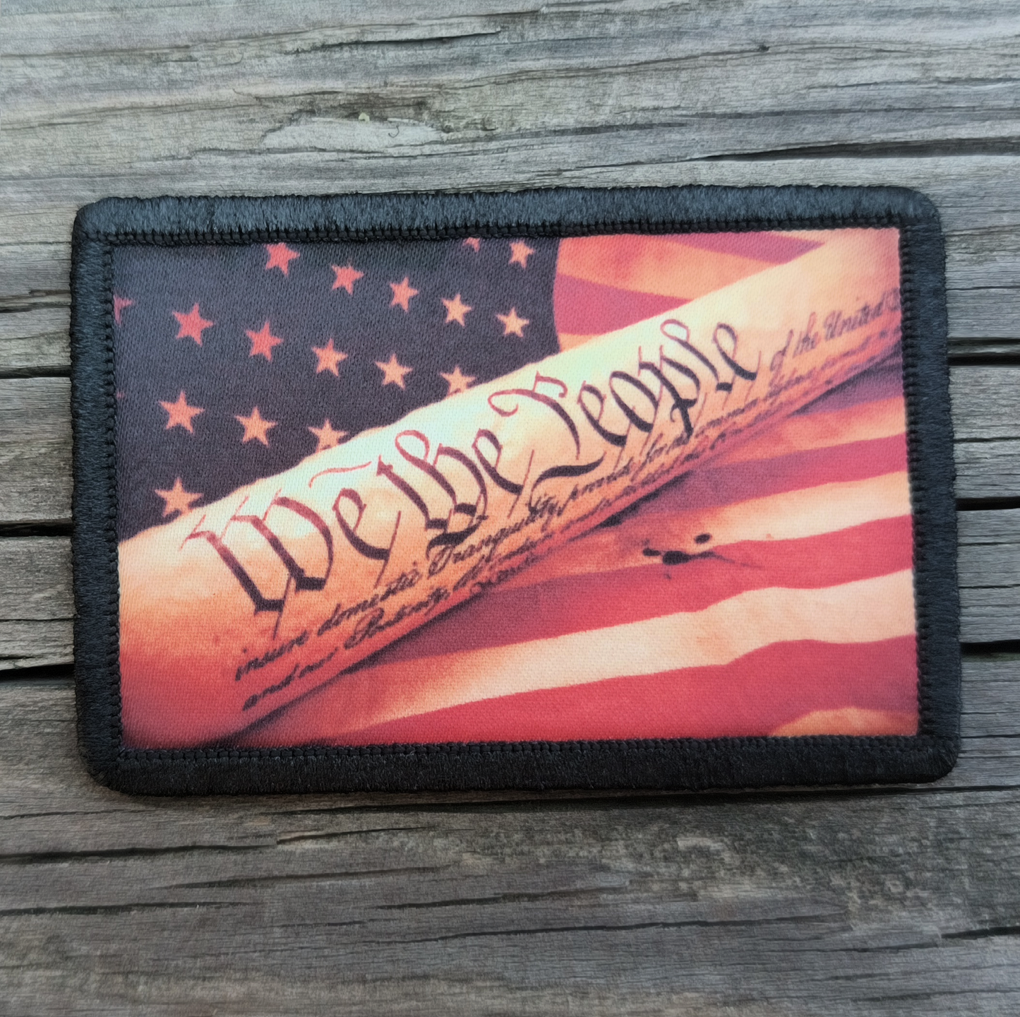 We The People Constitution American Flag Morale Patch