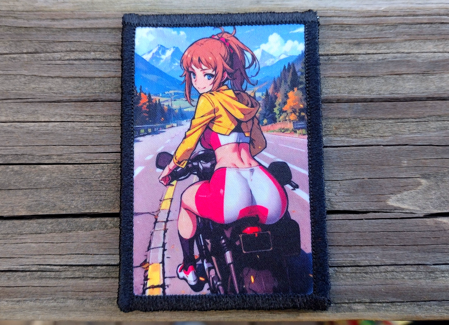 Motorcycle Girl Morale Patch