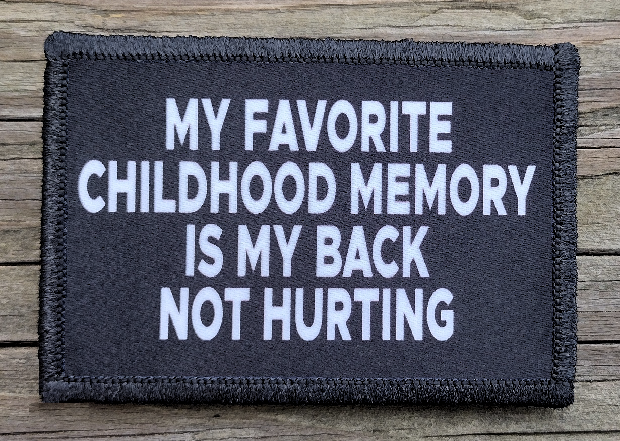 My Favorite Childhood Memory Morale Patch