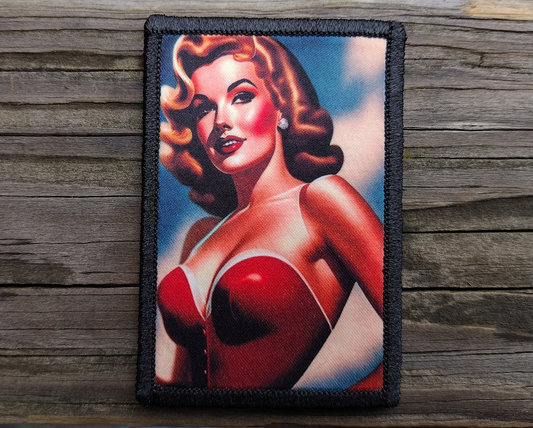 Pinup Girl Art Morale Patch