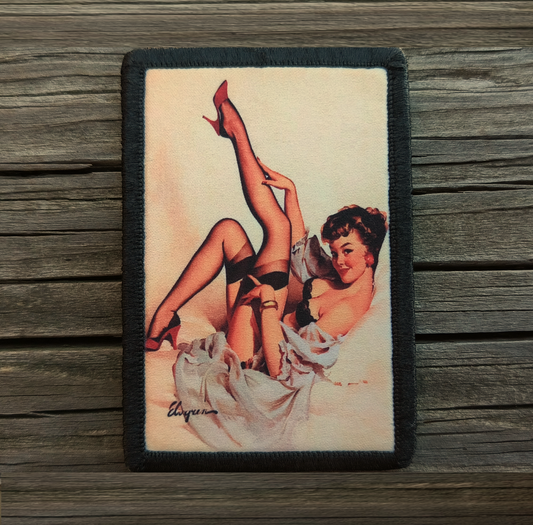 Vintage Pinup Girl Morale Patch