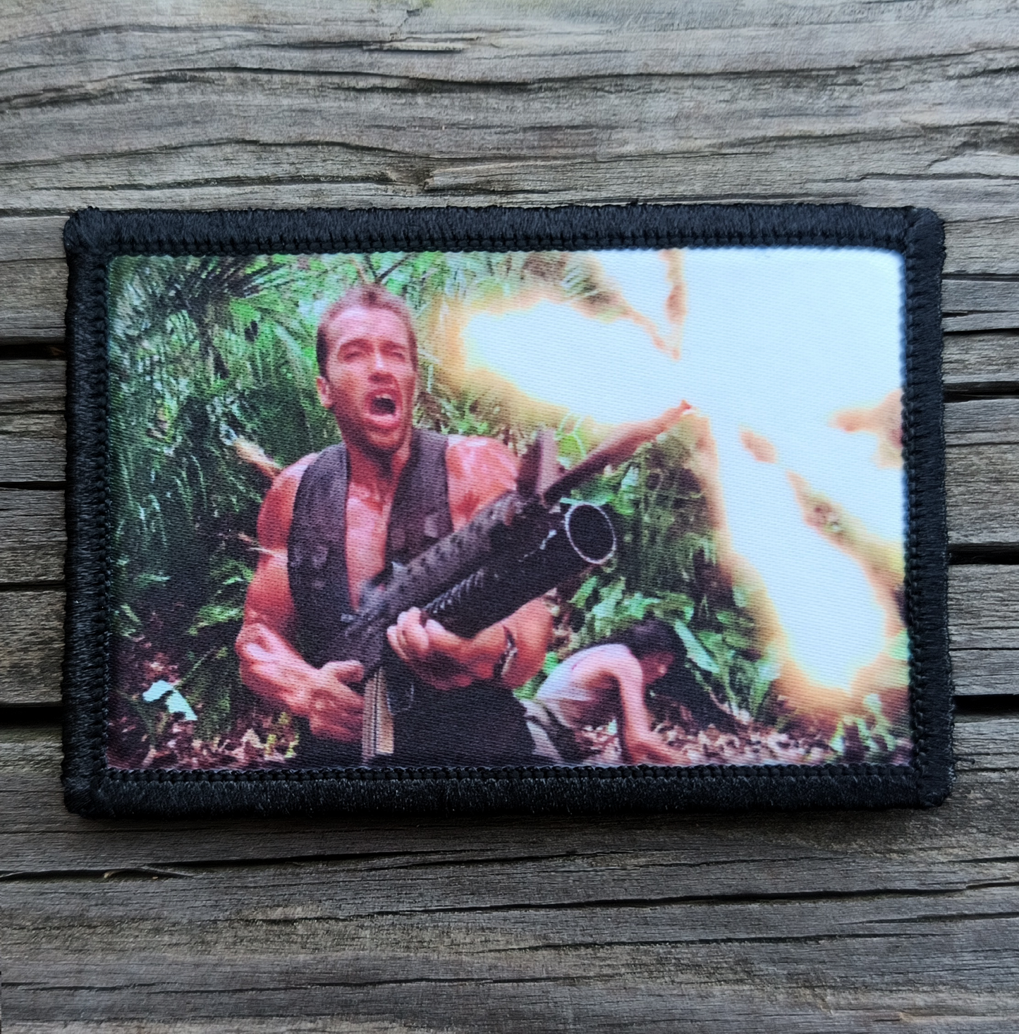 Predator Arnold Machine Gun Morale Patch