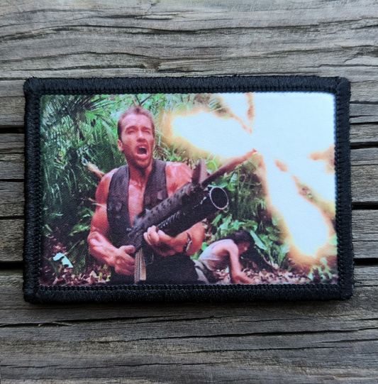 Predator Arnold Machine Gun Morale Patch