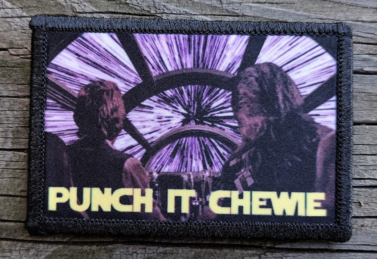 Star Wars Punch it Chewie Morale Patch