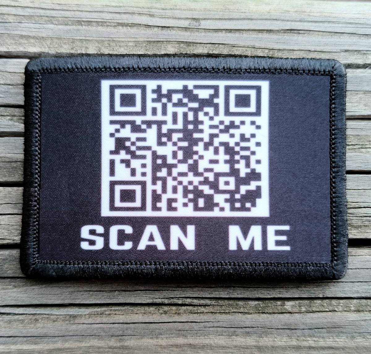 Qr Code Rude Picture Rick Roll QR Code Morale Patch – Rude Patch
