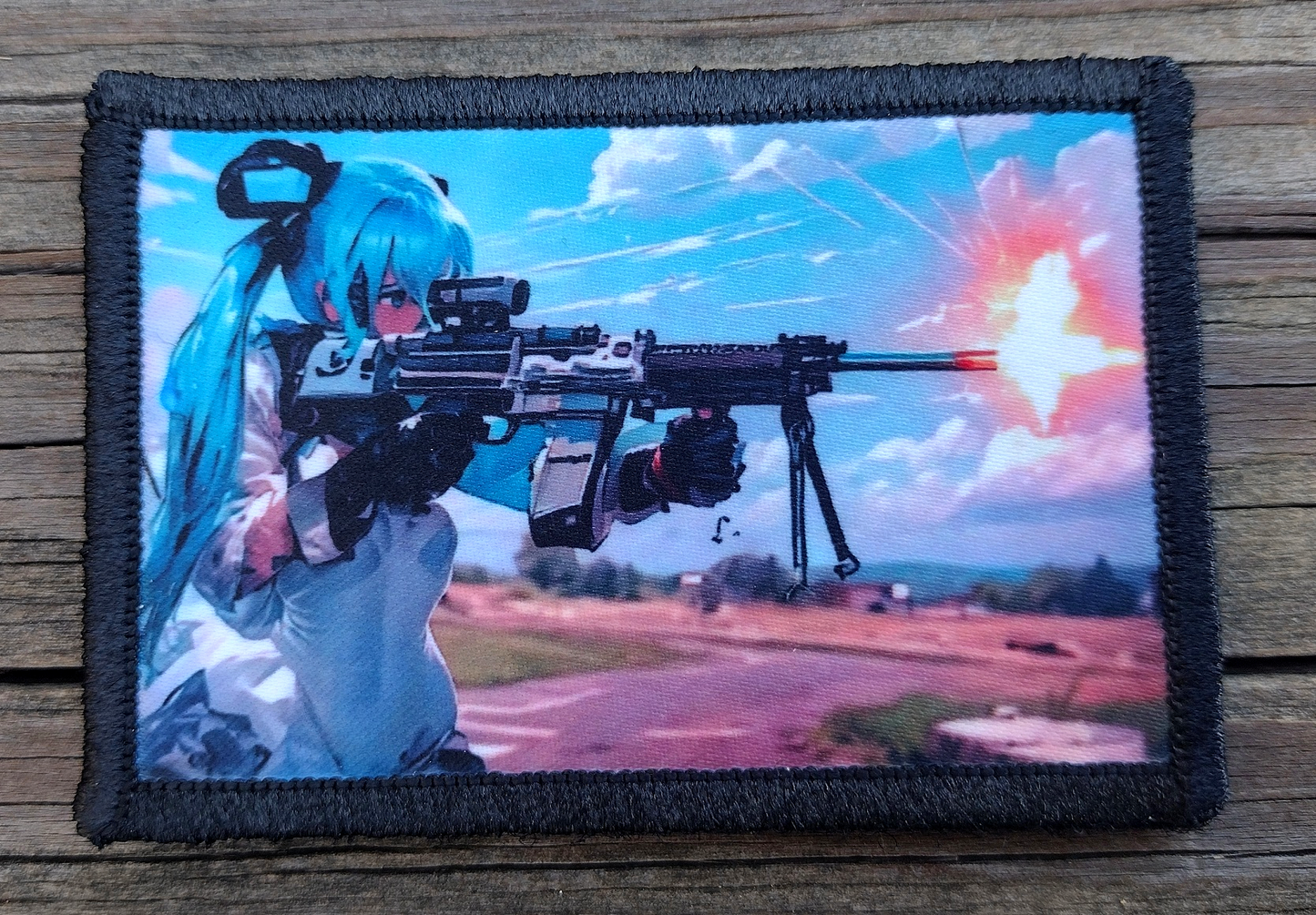 Anime Girl Shotgun Morale Patch – Rude Patch