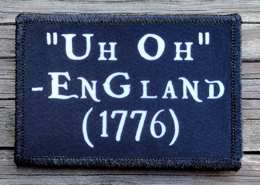 "Uh Oh" England 1776 Morale Patch