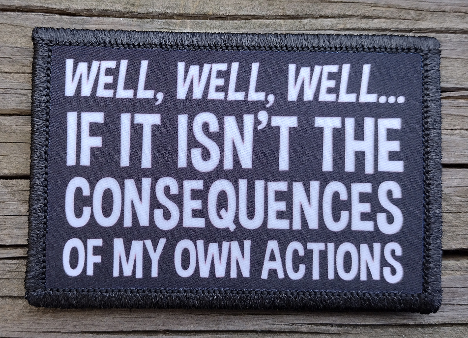 Well Well Well Morale Patch – Rude Patch