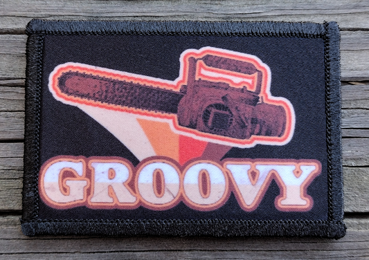 Army Of Darkness Chainsaw Groovy Morale Patch