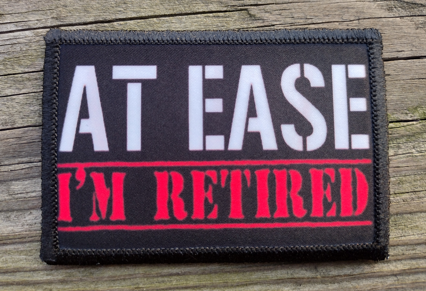 At Ease Im Retired Morale Patch