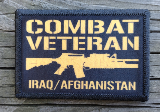 Combat Veteran Iraq Afghanistan Morale Patch