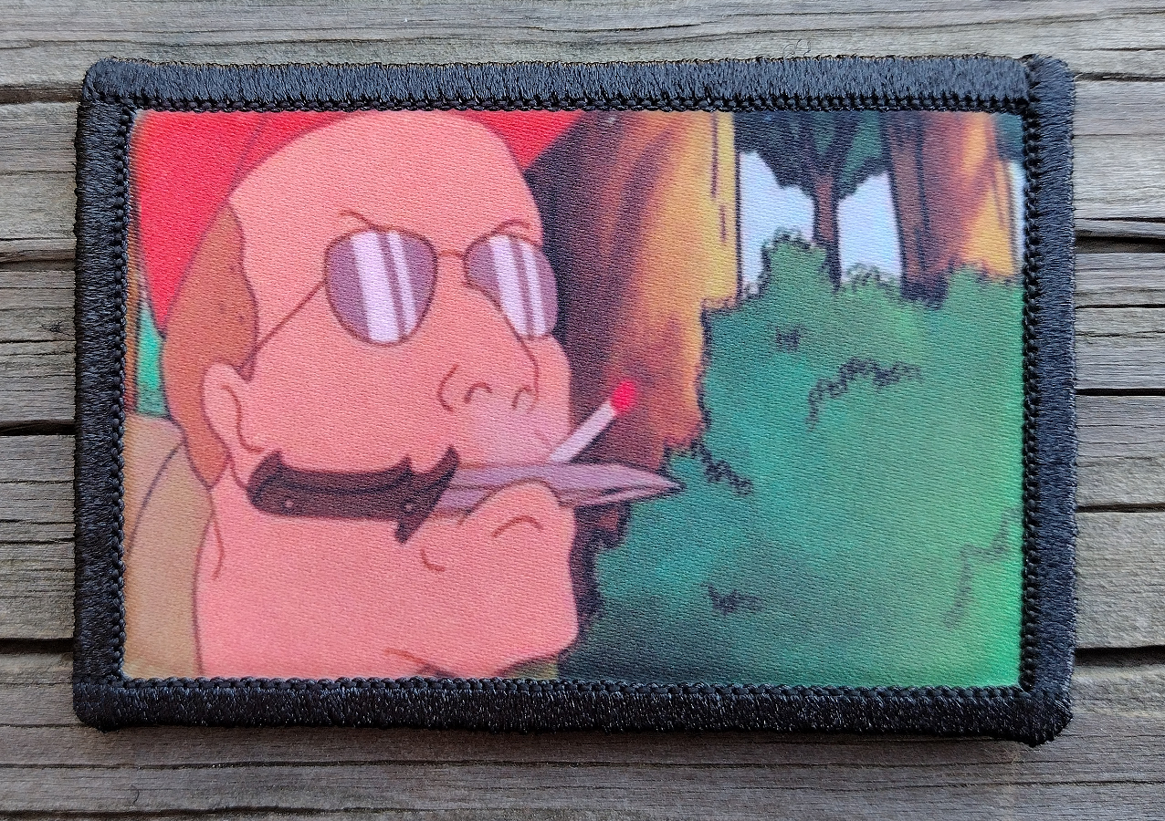 King Of The Hill Dale Gribble Knife Morale Patch