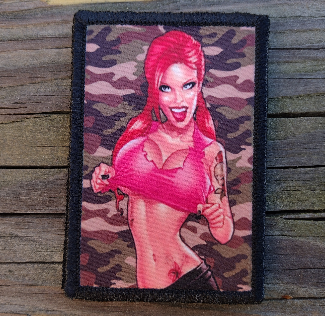 Pinup Girl Camo Morale Patch