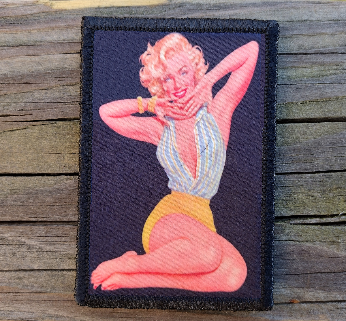 Marilyn Rude Marilyn Monroe Pinup Morale Patch – Rude Patch