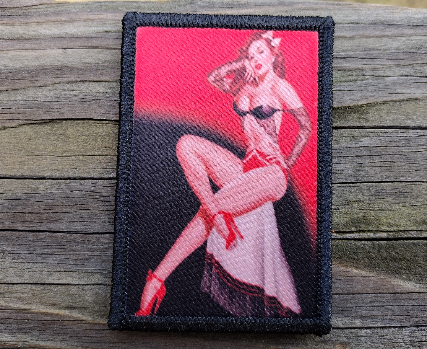 Pinup Girl Heels Morale Patch