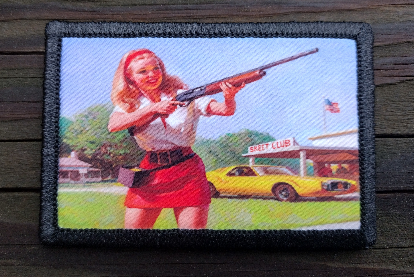 Pinup Girl Clay Shooting Morale Patch