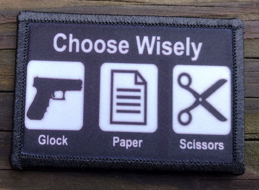 Glock Paper Scissors Morale Patch