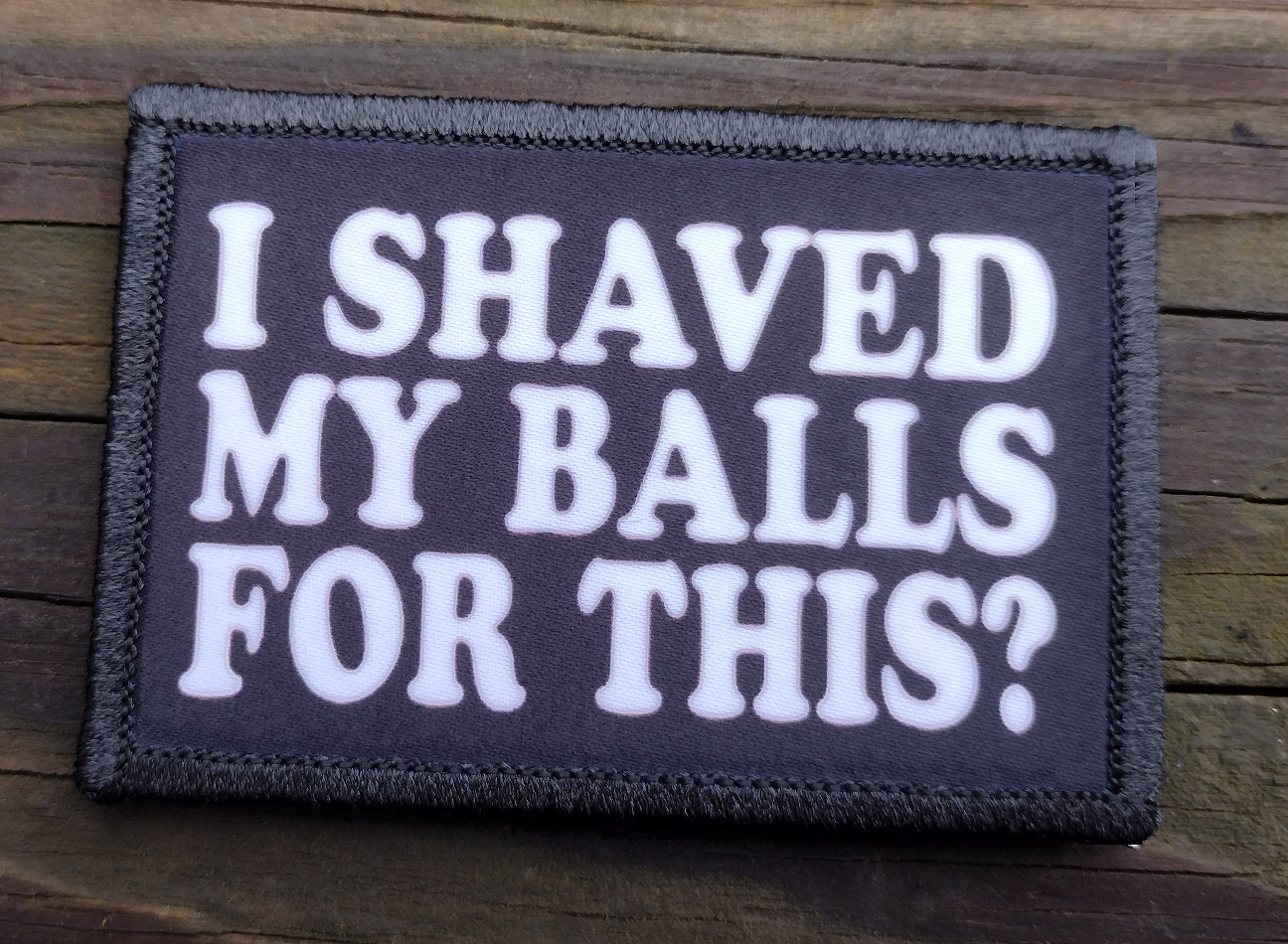 I Shaved My Balls For This Morale Patch