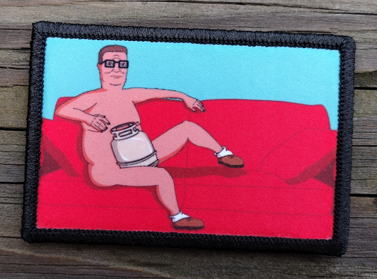 King Of The Hill Hank Nude Morale Patch