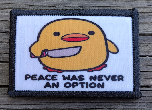 Peace was Never An Option Morale Patch