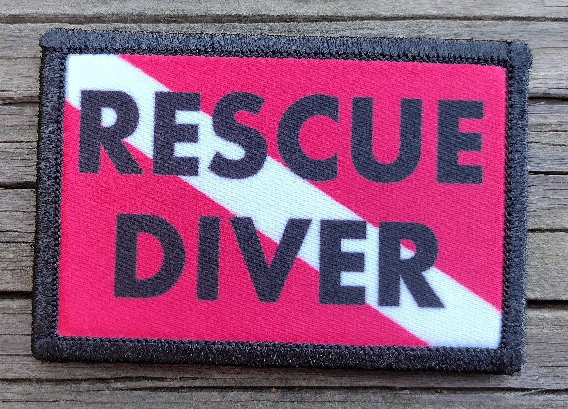 Resque Path Rescue Diver Morale Patch – Rude Patch