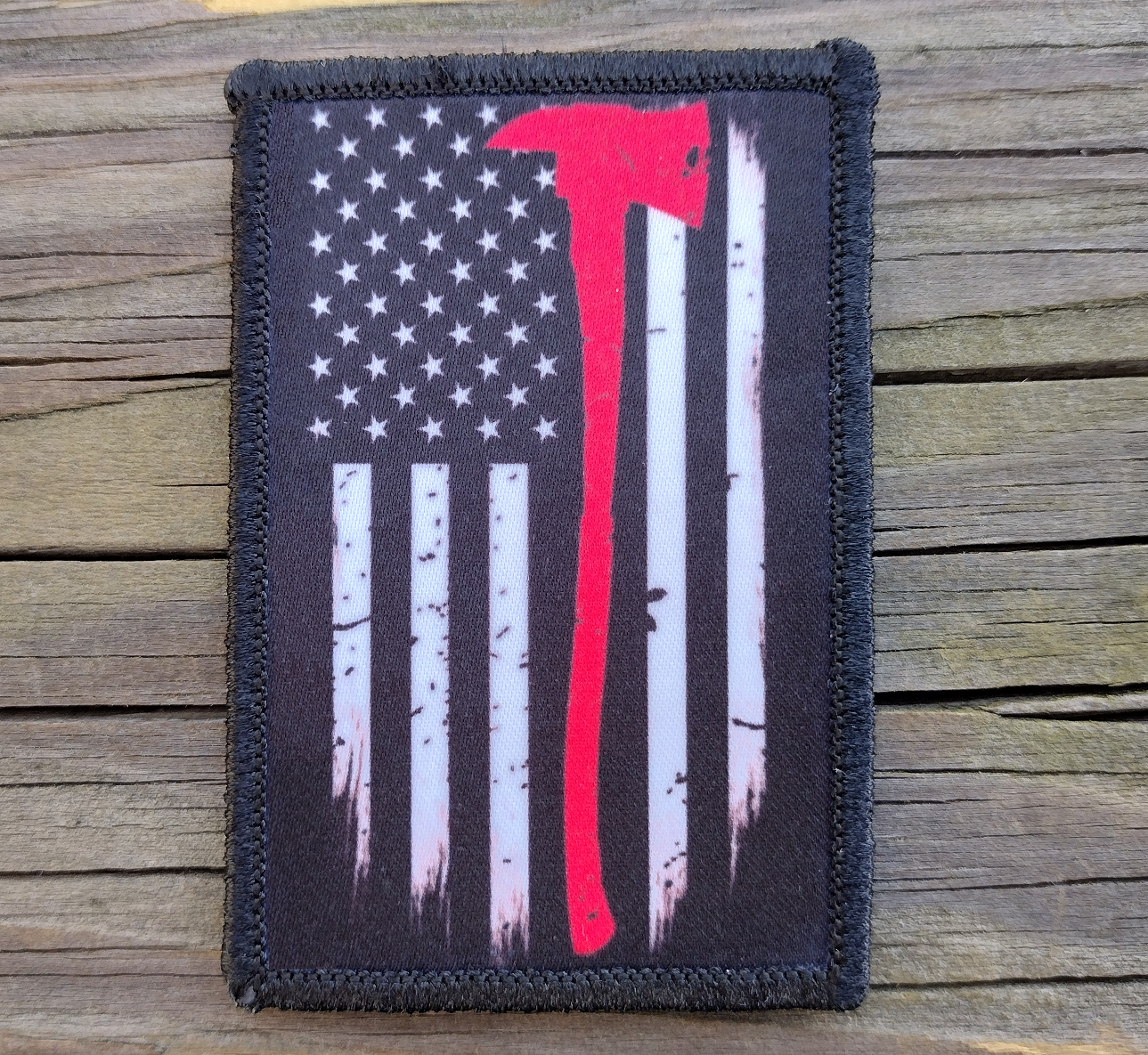 Thin Red Line Firemans Flag Morale Patch