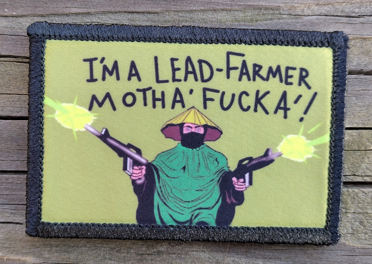 Tropic Thunder I'm A Lead Farmer Mothafucka Morale Patch