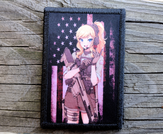 Blonde Soldier Morale Patch