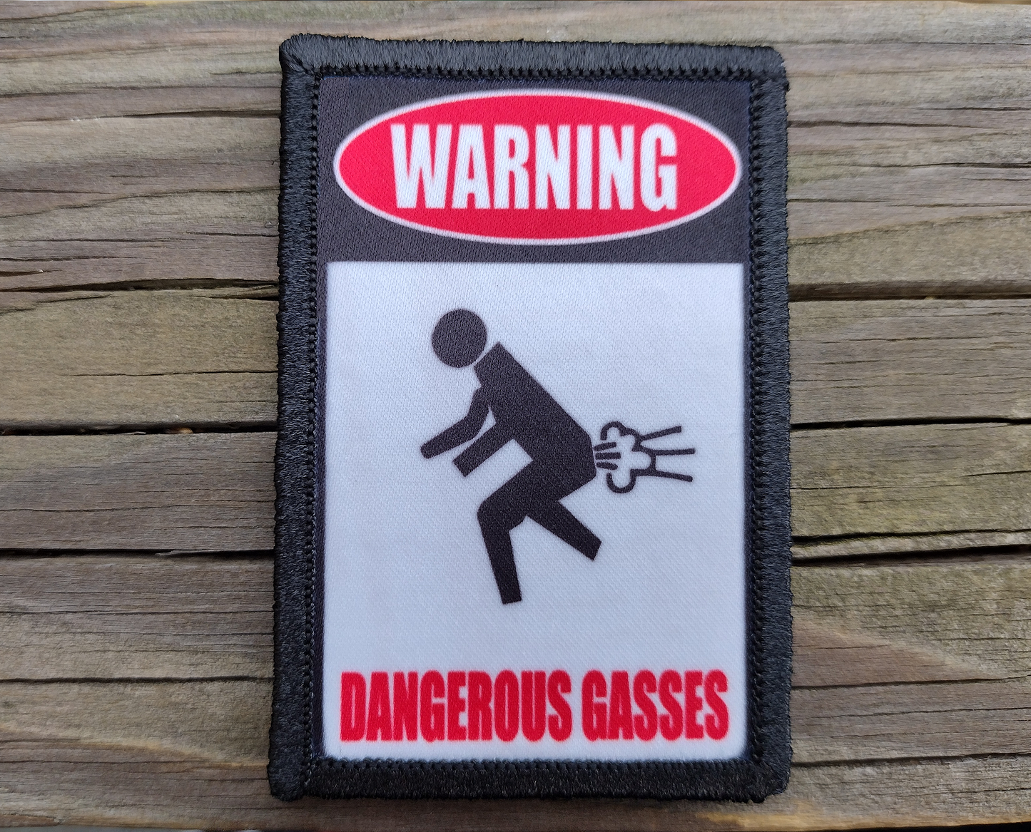 Warning Dangerous Gasses Morale Patch