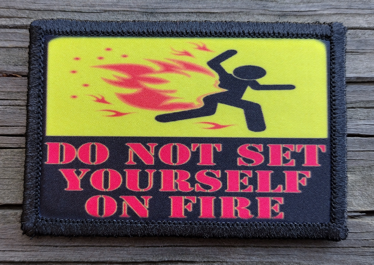 Warning Do Not Set Yourself On Fire Morale Patch
